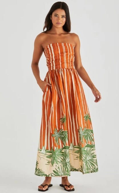 Sass Womens Mina Strapless Dress