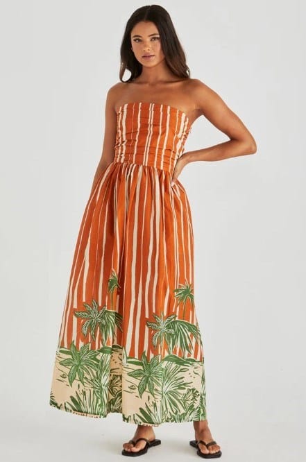 Sass Womens Mina Strapless Dress