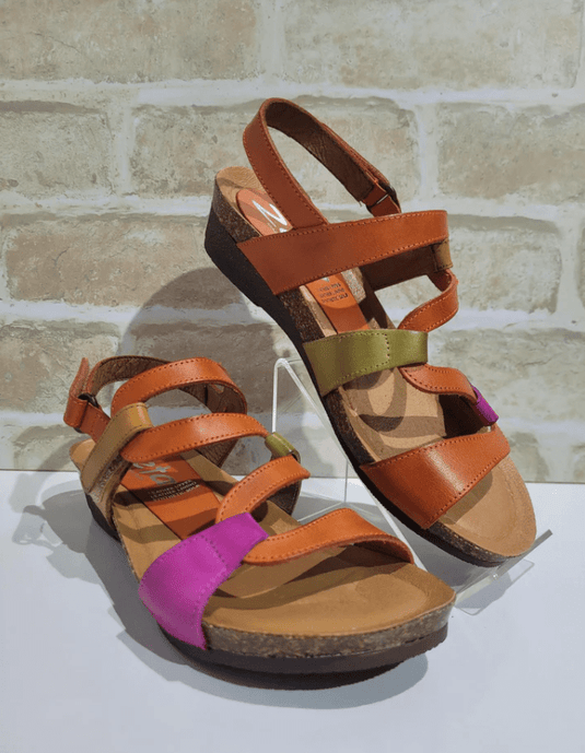 Zeta Womens Osina Multicolor Sandal