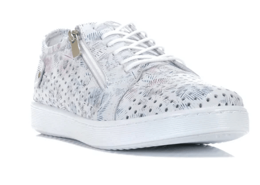 Cabello Comfort Womens EG17P Casual Shoes - White Print