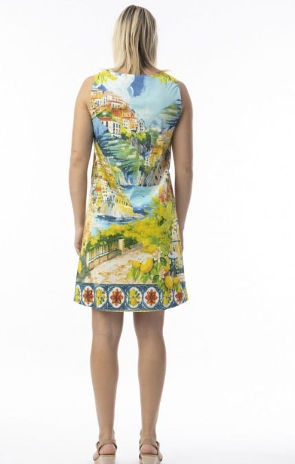 Orientique Womens Amalfi Sleeveless Shift Dress