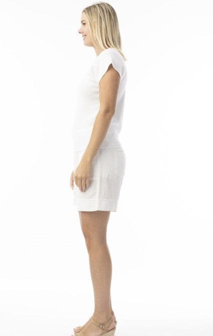 Orientique Womens Knit Essentials Top Squareneck