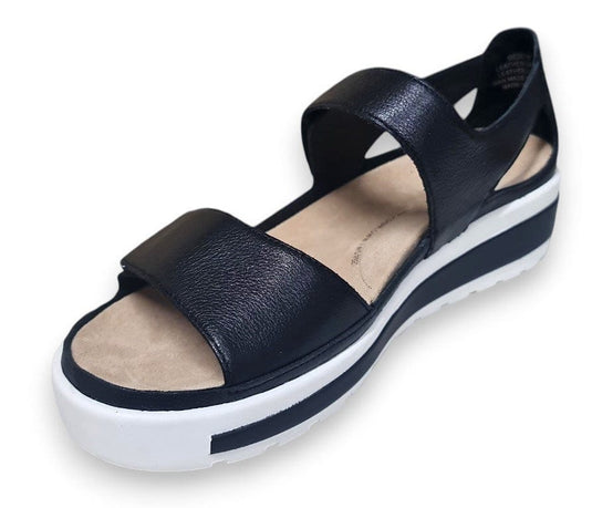 Ziera Womens Gedd W Leather Shoes - Black White