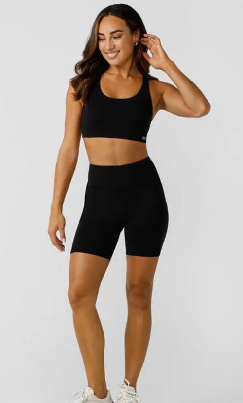 Lorna Jane Womens Amy Phone Pocket Tech Bike Shorts