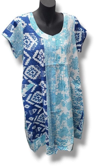 Saint Lori Womens Short Sleeve  Cotton Dress