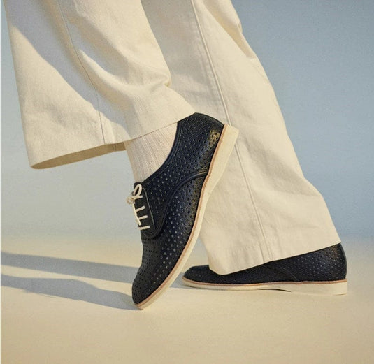 Rollie Womens Derby Punch Navy Tumble