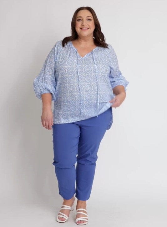 Gordon Smith Womens Mosaic Print Top