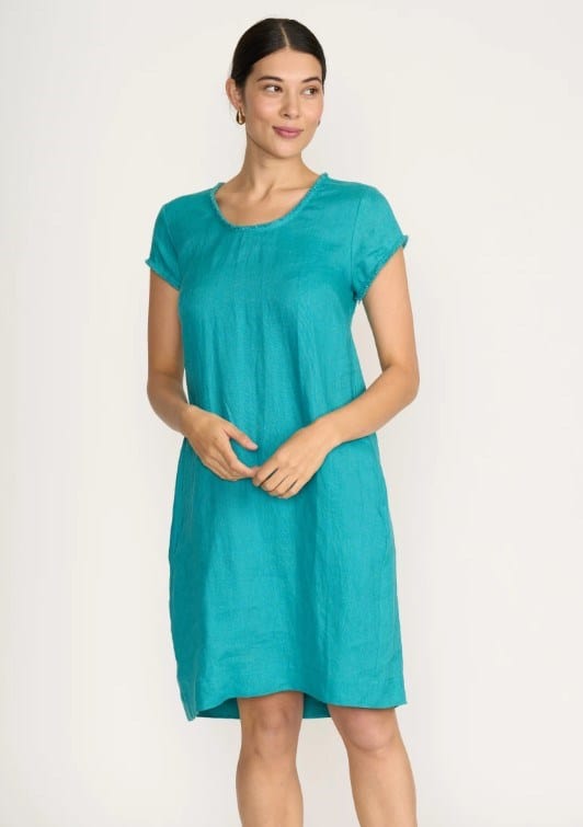 Foil Womens Festival Dress - Aquatic