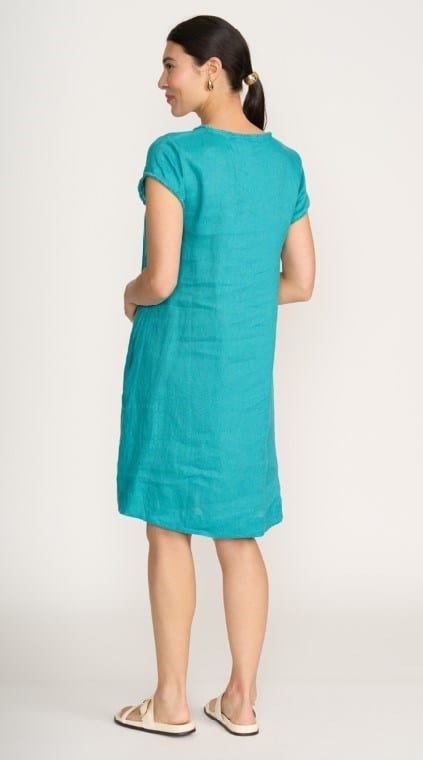 Foil Womens Festival Dress - Aquatic