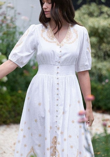 Foil Womens Sew Special Dress - Embroidered