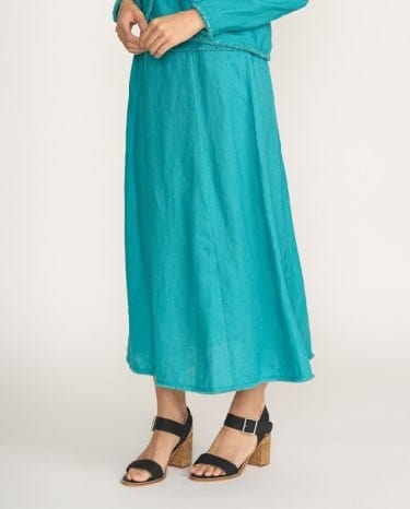 Foil Womens Fringe Benefits Skirt - Aquatic