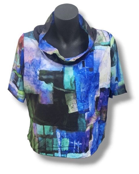 LS Collection Womens High Neck Top