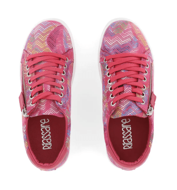 Load image into Gallery viewer, Rilassare Womens Token Fresh Shoes - Magenta Rainbow