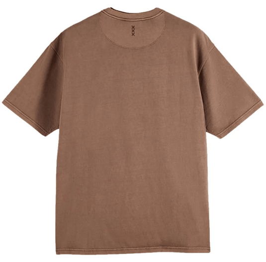 Scotch & Soda Mens Relxed Fit 3 Crosses T-Shirt