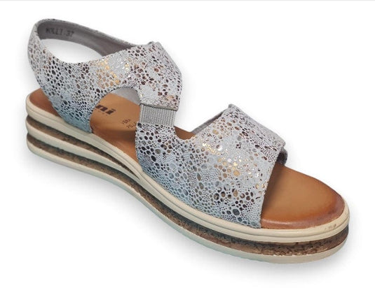 Cassini Womens Molli Sandals - Gold Pan