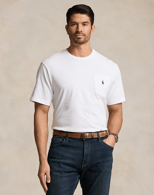 Ralph Lauren Classic Fit Jersey Pocket Crewneck T-Shirt