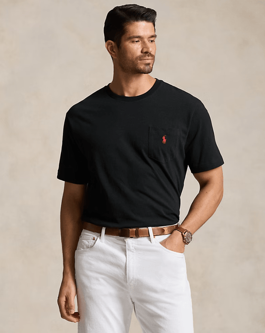 Ralph Lauren Classic Fit Jersey Pocket Crewneck T-Shirt