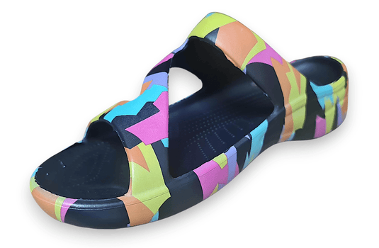 Dawgs Womens Z Sandals - Multi Black