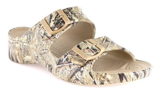 Dawgs Womens Double Strap Sandals - Duck Blind