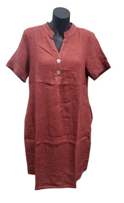 E.Talia Womens Linen Dress