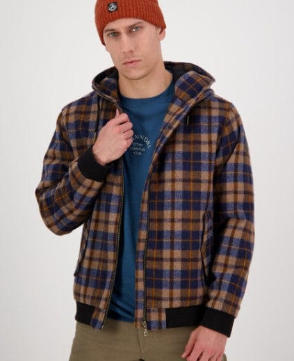 Swanndri Mens Dunwich Wool Hoodie