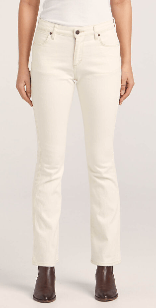 Wrangler Womens Mid Waist Bootcut Pearl