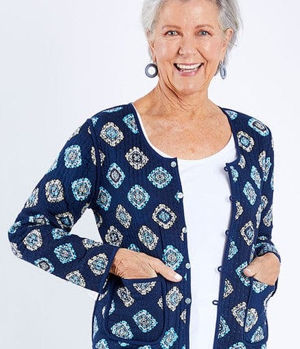 Orientique Womens Reservable Cardigan