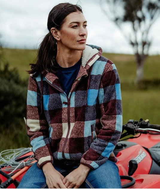 Hard Yakka Womens Check Zoodie
