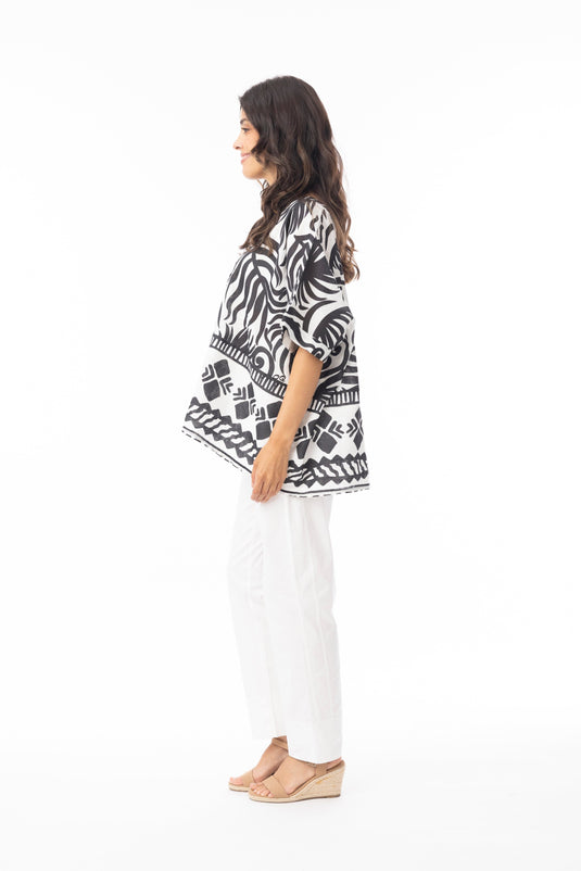 Orientique Womens Suriname Black Top V