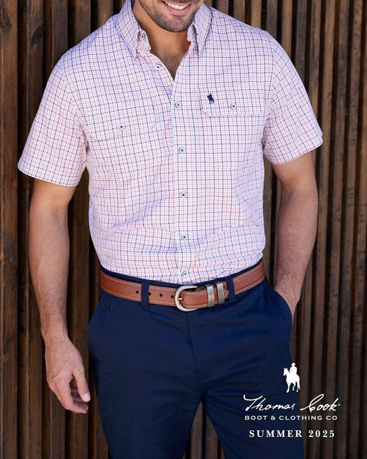 Thomas Cook Mens Forreston Belt - Tan