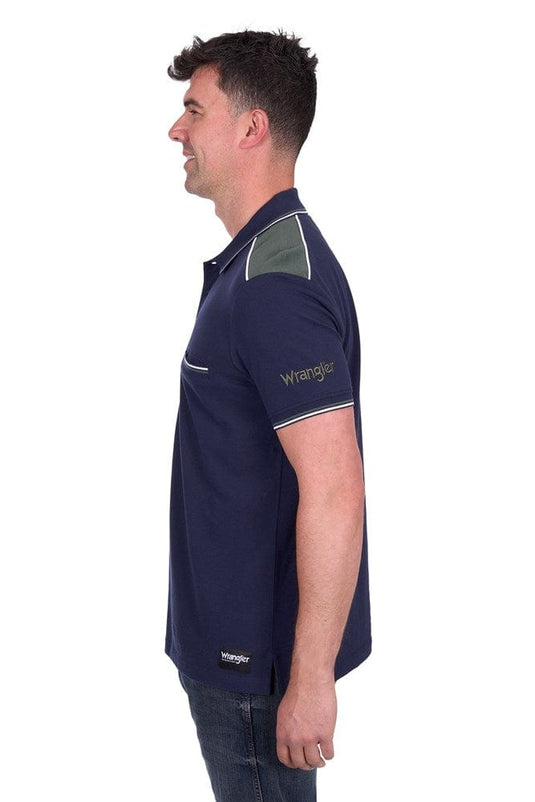 Wrangler Mens Jarrod Short Sleeve Polo