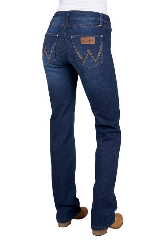 Wrangler Womens Tia Straight Leg Jean 34” Leg
