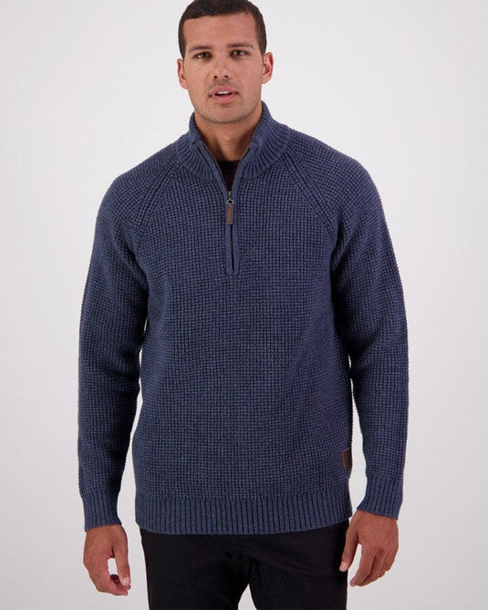 Swanndri Mens Chalky Island Waffle Jumper