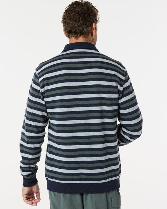 Breakaway Mens Devon French Rib Half Zip