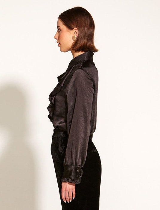 Fate & Becker Only She Knows Ruffle Shirt