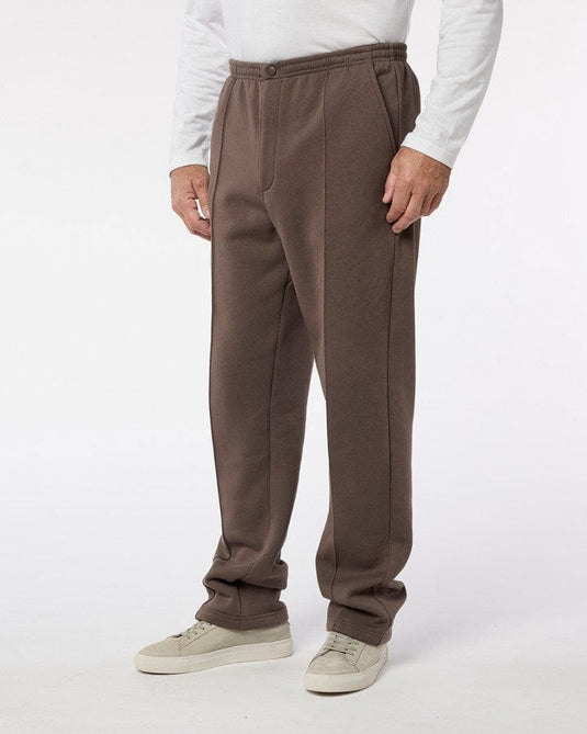 Breakaway Mens Pocket Snowy Mt Fleece Pant - Mocha