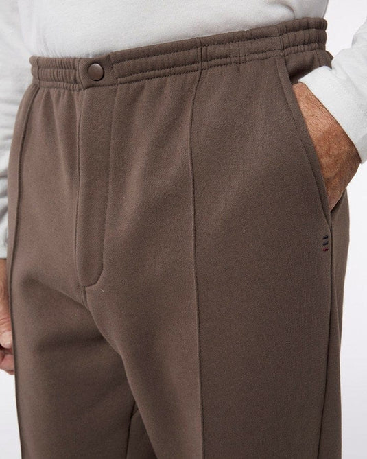 Breakaway Mens Pocket Snowy Mt Fleece Pant - Mocha
