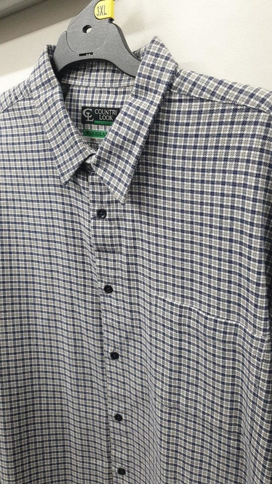 Country Look Mens Long Sleeve Woodlands 100% Cotton Shirts