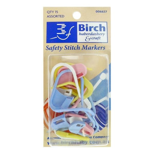 Birch Safety Stitch Markers