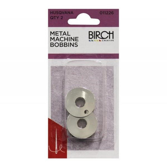Birch Husqvana Metal Machine Bobbins (2 Pack)