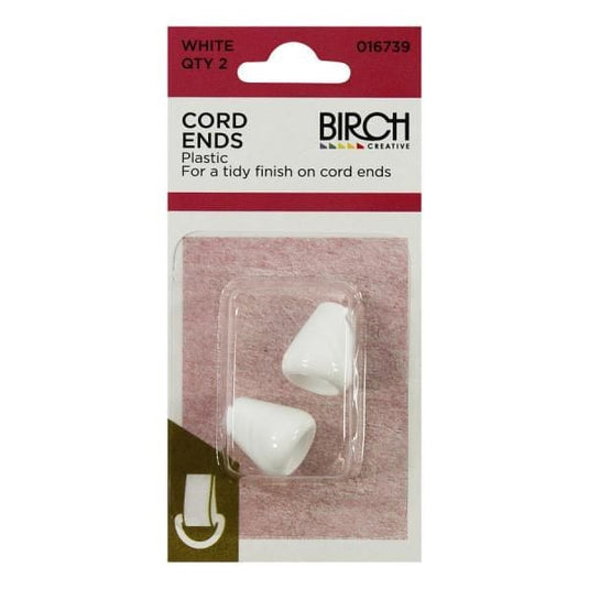 Birch Cord Ends Round (2 Pack)