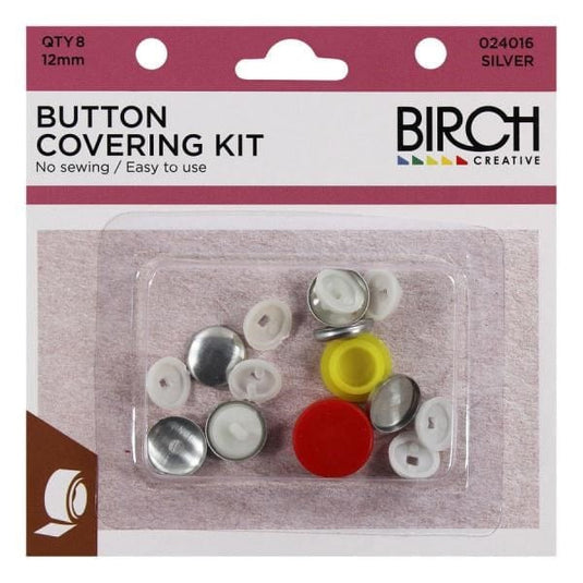 Birch Button Covering Kit