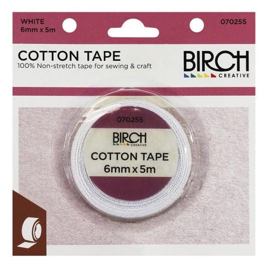 Birch Cotton Tape (Various Sizes)