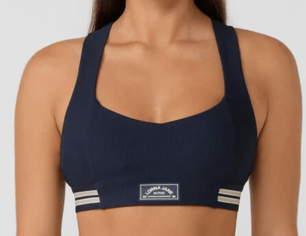 Lorna Jane Womens Deuce Rib Sports Bra