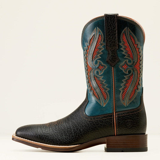 Ariat Mens Venttek 360 Cowboy Boot - Black/Dark Teal