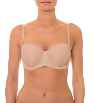 Triumph Beautiful Silhouette Bra (Strapless, Nude)