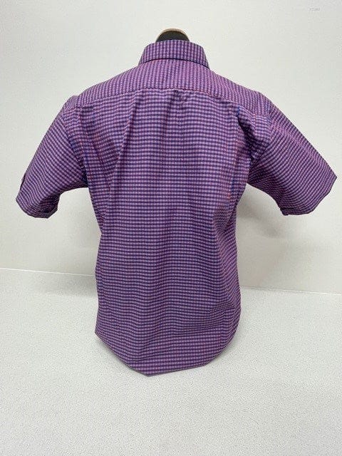 Bisley Mens Royal Small Check Shirt