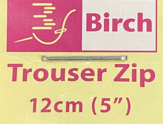 Birch Trouser Zip 12cm