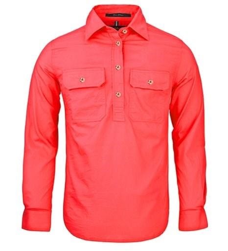 Pilbara Women's Watermelon Closed Front Long Sleeve Shirt