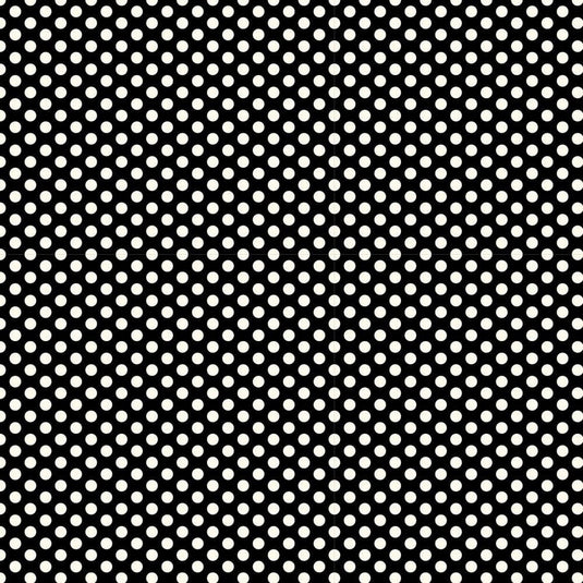 Devonstone Collection Polked Polka Dots - White Spots - 1m